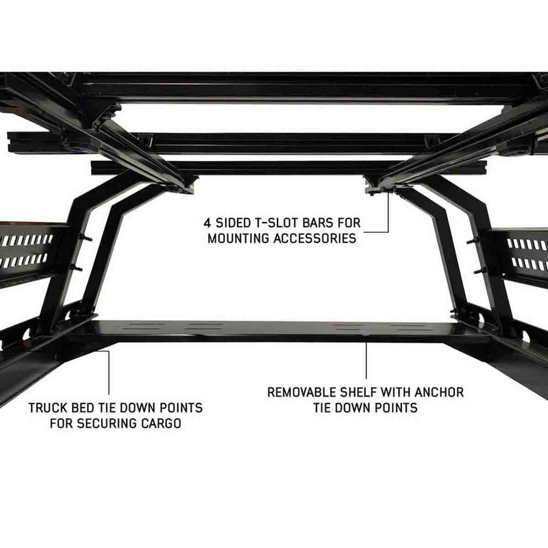 Overland Vehicle Systems Discovery Rack - Full Size Truck Short Bed Application