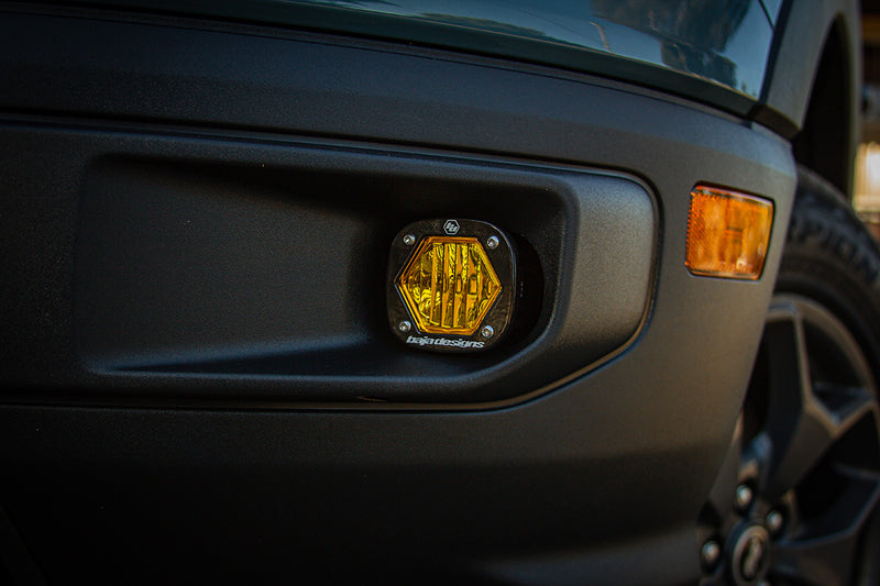 Baja Designs Ford Bronco S1 Fog Pocket Light Kit- Amber