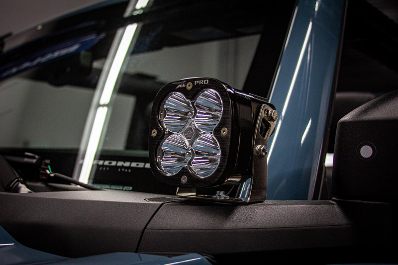 Baja Designs Ford Bronco XL Sport A-Pillar Light Kit w/Upfitter