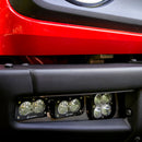 Baja Designs Ford Squadron Pro/Dual S2 Sport Steel Bumper Fog Pocket Light Kitw/Upfitter