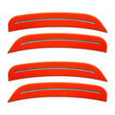 2015-2023 Dodge Charger Concept SMD Sidemarker Set with mango pearl paint and clear lenses.