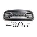 2013-2018 Dodge Ram 1500 Black Big Horn Style Front Bumper Grill