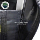 Overland Vehicle Systems HD Nomadic Awning Room Enclosure, Grey Body, Green Trim (4 Walls & Floor)