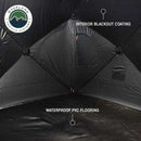 Overland Vehicle Systems Hubcentric Ground Tent - Black Body & Grey Rainfly