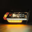 AlphaRex 09-18 Ram Truck LUXX-Series (5th Gen 2500 Style) LED Projector Headlights Alpha-Black
