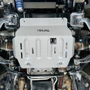 RIVAL Aluminum Engine Skid Plate Ford F-150 2015-2025 EcoBoost PowerBoost V8 except 2.7