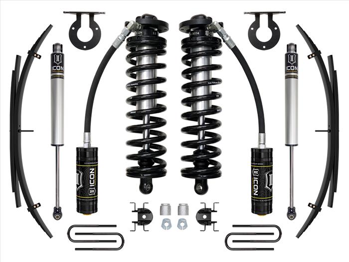 ICON 2017-2023 Ford F-250/F-350 Super Duty 4WD, 2.5-3" Lift, Stage 1 Coilover System W/ Expansion Packs