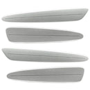 2005-2013 Chevrolet C6 Corvette Concept SMD Sidemarkers with light tarnished silver metallic paint and ghost lenses.