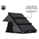 Overland Vehicle Systems HD Mamba Clam Shell Aluminum Hard Shell Roof Top Tent, Grey Body & Green Trim