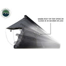 Overland Vehicle Systems HD Mamba Clam Shell Aluminum Hard Shell Roof Top Tent, Grey Body & Green Trim