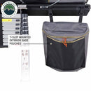 Overland Vehicle Systems HD Mamba Clam Shell Aluminum Hard Shell Roof Top Tent, Grey Body & Green Trim