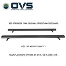Pro Crossbars With End Caps And Brackets - Sold In Pairs