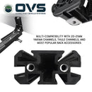Pro Crossbars With End Caps And Brackets - Sold In Pairs