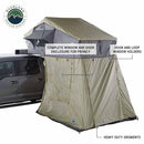 Overland Vehicle Systems HD Nomadic 2 Roof Top Tent Annex Green Base With Black Floor & Travel Cover