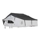 Overland Vehicle Systems HD Nomadic 3 Arctic White Extended Soft Shell Roof Top Tent, White Body Dark Grey Rainfly