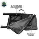 Overland Vehicle Systems HD Nomadic 3 Arctic White Extended Soft Shell Roof Top Tent, White Body Dark Grey Rainfly