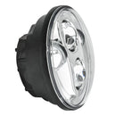 Side view of 5.75" 40W Replacement LED Headlight - Chrome Bezel