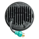 Rear view of 5.75" 40W Replacement LED Headlight - Chrome Bezel