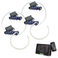 2007-2014 GMC Yukon LED Headlight Halo Kit with 2.0 Controller.
