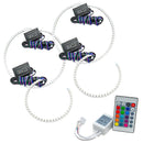 2007-2014 GMC Yukon LED Headlight Halo Kit with Simple Controller.
