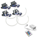 2004-2006 Nissan Maxima LED Headlight Halo Kit with Simple Controller.