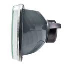 Side view of Pre-Installed 4x6" H4651/H4656 Sealed Beam Halo - All Colors
