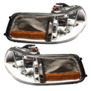 Side view of 2005-2011 Lincoln Town Car Pre-Assembled Halo Headlights - Non HID