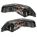 Rear view of 2005-2011 Lincoln Town Car Pre-Assembled Halo Headlights - Non HID