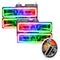 1988-2002 Chevrolet C10 Pre-Assembled Halo Headlights with RF Controller.