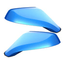 2010-2015 Chevrolet Camaro Concept Side Mirrors with light blue paint and ghost lenses.