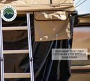 Overland Vehicle Systems LD TMBK 3 Soft Shell Roof Top Tent, Tan Body & Green Rainfly