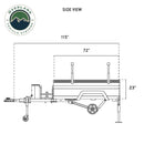 Overland Vehicle Systems Off Road Trailer - Military Style With Full Articulating Suspension