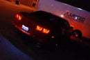 Rear end of a Chevrolet Camaro with Afterburner Tail Light halos installed.