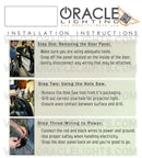 Installation instructions for Pink Ribbon Breast Cancer ORACLE GOBO LED Door Light Projector