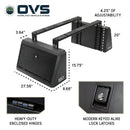 Overland Vehicle Systems Pod Rack Universal Bed Storage System With Adjustable Crossbars And Lock Latches