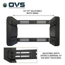 Overland Vehicle Systems Pod Rack Universal Bed Storage System With Adjustable Crossbars And Lock Latches