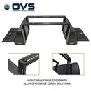 Overland Vehicle Systems Pod Rack Universal Bed Storage System With Adjustable Crossbars And Lock Latches