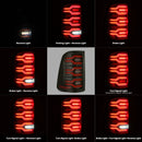 AlphaRex 19-22 Ram 1500 LUXX-Series LED Tail Lights Black-Red