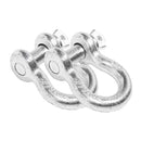Overland Vehicle Systems Recovery Shackle D-Rings - 3/4" 4.75 Ton - Sold In Pairs