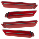 2010-2015 Chevrolet Camaro Concept SMD Sidemarker Set with red rock paint and clear lenses.