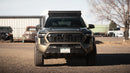 Toyota tacoma truck with a sherpa rainier shorty roof rack in an outdoor setting