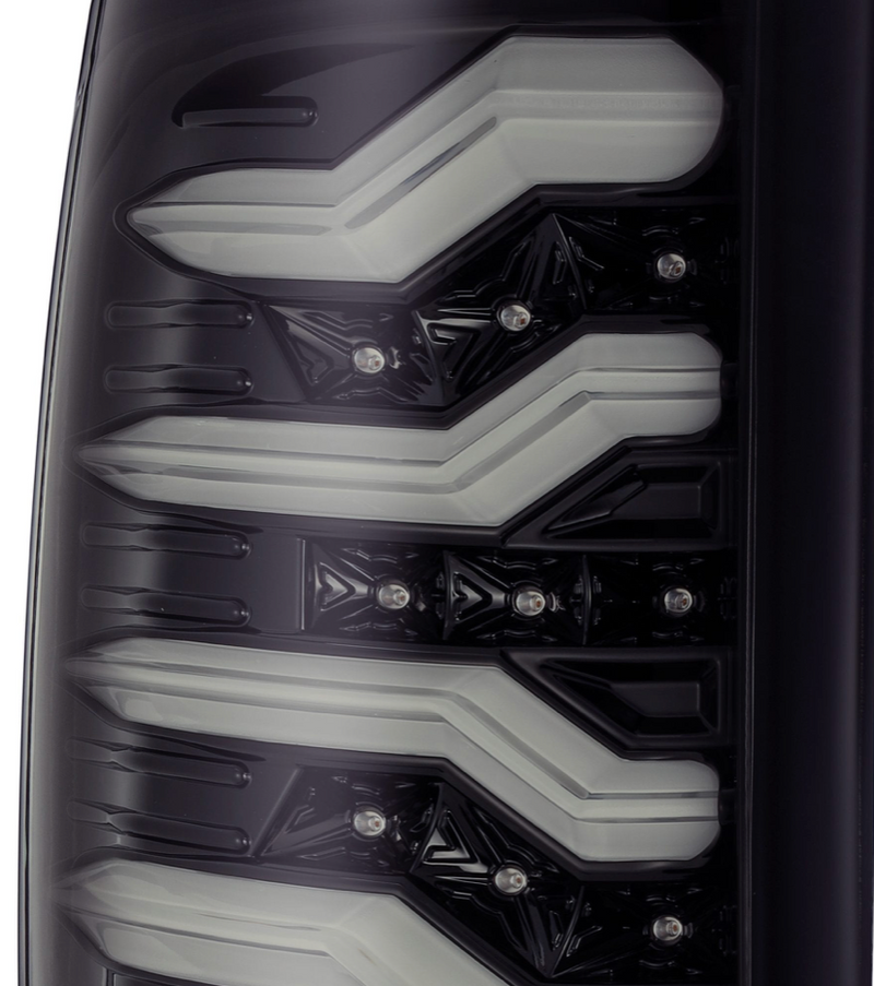 AlphaRex 19-24 Ram 2500/3500 PRO-Series LED Tail Lights Jet Black