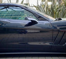 Three different angles of Concept LED Side Mirrors installed on a C6 Corvette.