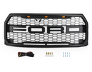 Ford Raptor Style Front Grille & Raptor Style LED Lights | 2015-2017 Ford F150