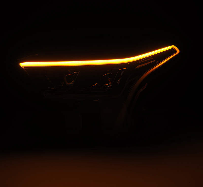 AlphaRex 22-23 Toyota Tundra/Sequoia LUXX-Series LED Projector Headlights Alpha-Black