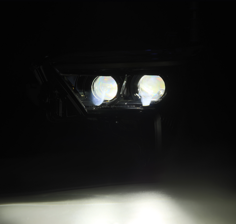 AlphaRex 22-23 Toyota Tundra/Sequoia LUXX-Series LED Projector Headlights Alpha-Black