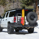 2007-2014 CHEVY SUBURBAN & GMC YUKON XL 1500/2500 HIGH CLEARANCE OCTANE DUAL SWING OUT REAR BUMPER Chassis Unlimited Inc. 