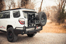 Toyota 4Runner with swing arm rear bumper installed