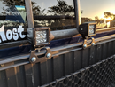 Bed Rail LED Pod Brackets Kit For Toyota Truck