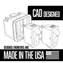 Mercedes-Benz Sprinter W907/W910 (2018+) Dual In-Dash Switch Pod - PRE-ORDER, CAD designed switches made in the USA